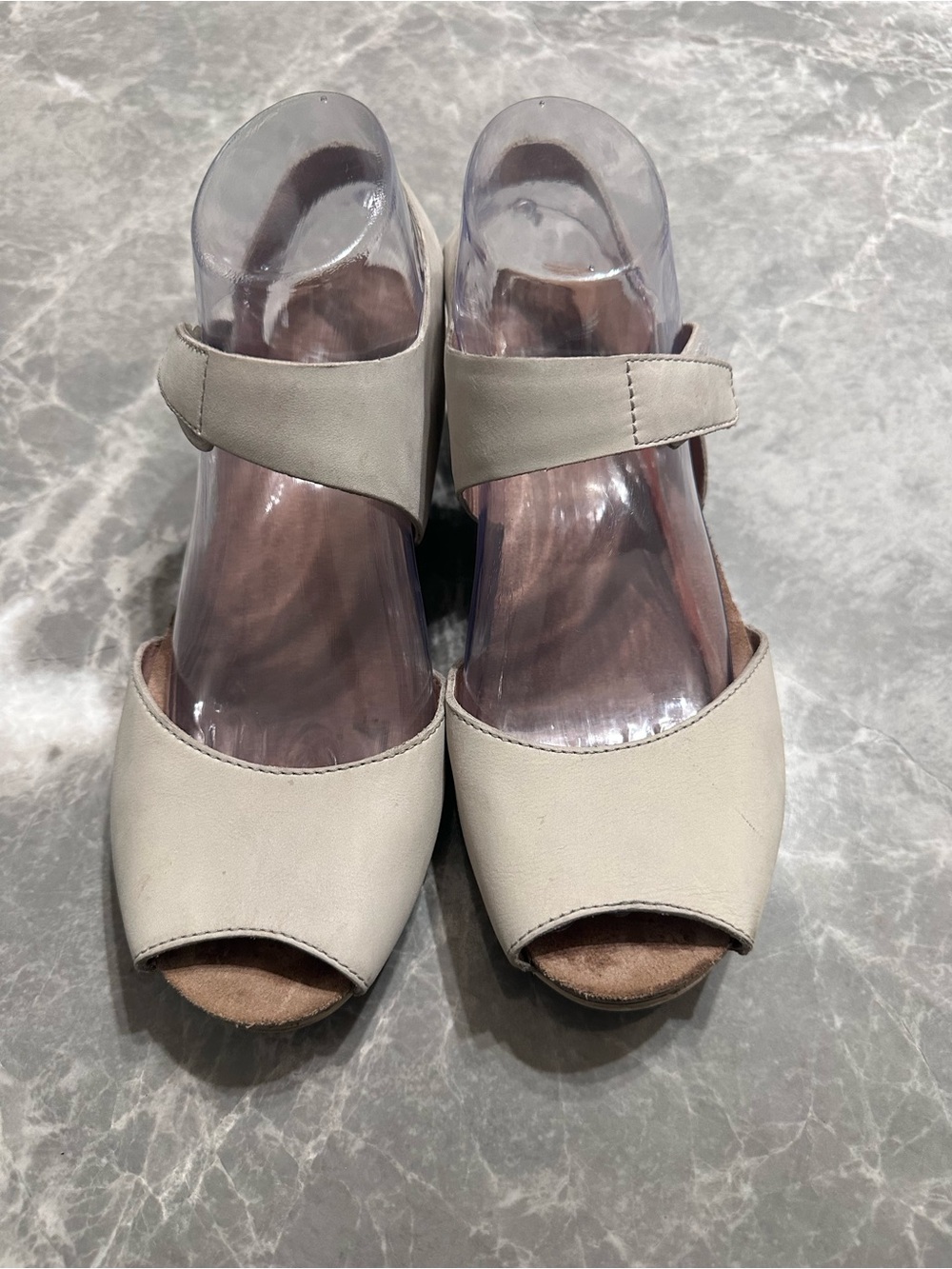 Dansko Vera Neutral Leather Minimalist Sandals Women’s SZ 37 EU 6.5-7 US